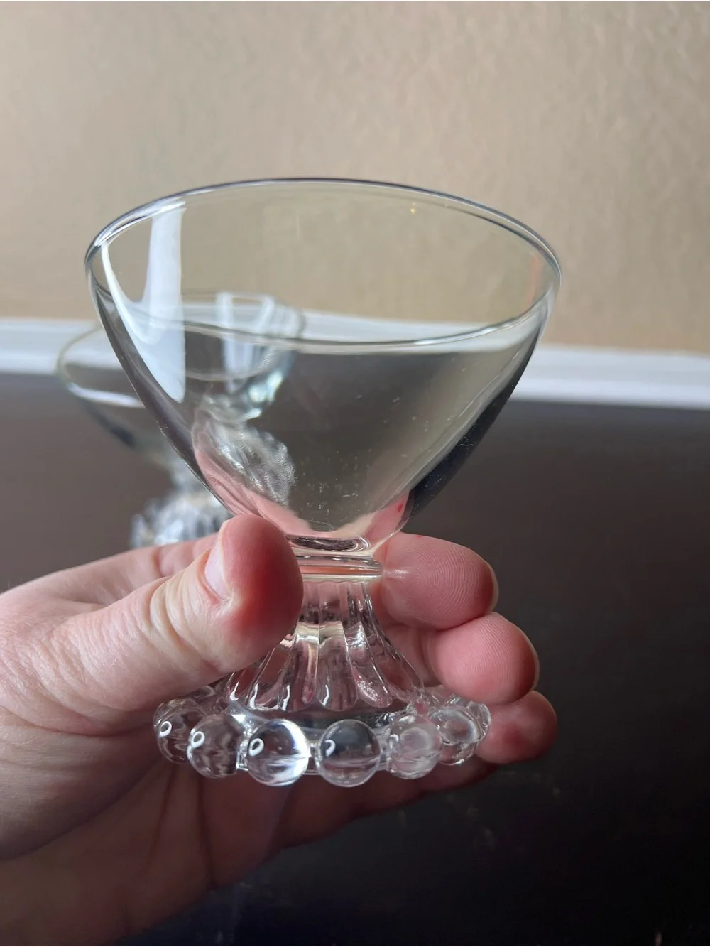 Vintage 1960s Anchor Hocking Berwick Boopie Dessert Glasses Set of 2